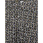 Michael Kors  Woman's Size Med Tunic Stretch V-neck Bell Sleeve Floral Brown Photo 2