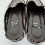 Stuart Weitzman Turtle Bronze Patent Leather Brown Mules Slides Size 7.5 Photo 7