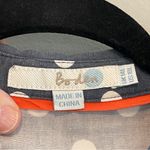 Boden Blue White Polke Dot Sleeveless Button Down Shirt Dress Size 10 Long Photo 1