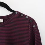 Ann Taylor Loft Button Shoulder Sweater Top Photo 5