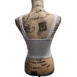 American Eagle  Plaid Crop Tank Top Ribbed Cotton Stretch‎ Summer XS Photo 1