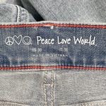 Peace Love World  Inside Slit Straight Leg Jeans Medium Wash Women’s Size 00 | 27 Photo 10