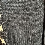 EARTHBOUND TRADING CO. BLACK CREAM SWEATER SIZE SMALL Photo 1