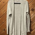 Merona  off white chunky knit super long trench cardigan Photo 2
