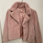 JouJou Pink Fur Jacket Size L Photo 0