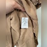 Mustard Seed  Brown Smocked Puff Sleeve Dress Size Medium Photo 4