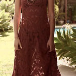 Free People Bianca Fauxchet Crochet Coverup Dress Photo 0