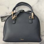 Like Dreams Crossi Bea Braided Top Handle Satchel in Navy, NWT Blue Photo 2