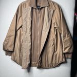 Lafayette 148 New York Coat Mackay Alpine Outerwear Knit Combo Tan Dickey Sz Sm Photo 3