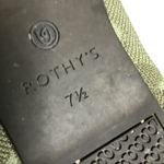 Rothys Womens 7.5 Green Camo Knit Flats classic casual cozy minimalist business Photo 3