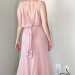 Jenny Yoo  Collection Blush Pink V Neck Sleeveless Bridesmaid Dress Photo 1