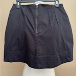 Anthropologie Black Cotton Mini Skirt Photo 3
