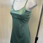 Altar'd State Altar’d State Spaghetti Strap Sleek Green Satiny Slip Bodycon Dress NWOT Photo 1