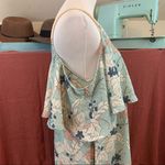 Audrey 3+1 floral flutter cold shoulder dress Photo 1