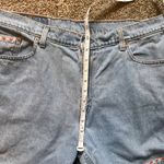 Levi Vintage (3/99) Women's Shorts with Flower Hem. Size 14 Blue Photo 3