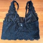 Daytrip Women’s Buckle  Black Lace Bralette Sexy Festival Size Small Photo 2