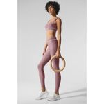 Alo Yoga Airlift High-Waist Alignment Legging Smoky Quartz/White XXS Photo 4