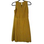 Anthropologie  Girls from Savoy Take Action Mini Dress 2 Gold Yellow 100% Silk Photo 10