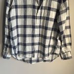 Frank & Eileen NEW  Navy Grid Eileen Woven Button Up Shirt xxs Photo 5