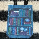 Fairyloot “Moth to a Flame” Blue and Black Zippered Tote Bag Photo 3
