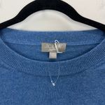 J.Crew NEW Cashmere Relaxed Crewneck Sweater Oversized Heather Twilight XXS Photo 5