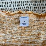 Old Navy  Women's Gold Yellow Smocked Tie Dye Baby Doll Tank Top Size Medium Photo 2
