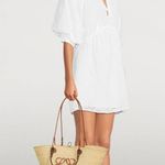 frame denim Frame Eyelet Puff Sleeve Mini Dress Photo 5