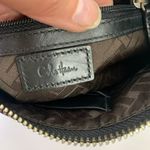 Cole Haan  Black Genuine Leather Cardholder Wristlet Top Zip iPhone Phone Holder Photo 7