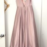 Mac Duggal Ieena 26031 Plunge V-Neck Deep V-Back Pleated Gown Photo 7