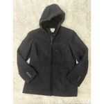 st. john's bay Wool Blend Hooded Coat Women's Large Gray Winter Jacket Photo 3