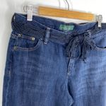 Ralph Lauren Lauren Jeans Co Dark Wash Cuffed Capri Jeans Women's Size 10 Photo 3