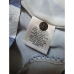 Anthropologie Maeve Devery Shirt Dress Small White Blue Plaid Bohemian Casual Photo 7