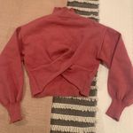 Forever 21 Mock neck cropped cross sweater Photo 0