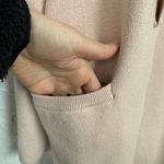 Oak + Fort  Pink Open Front Duster Cardigan Sweater Womens L Classic Academia Photo 5