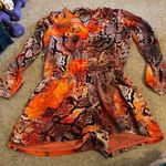 Hale Bob  red colorful romper small Photo 0