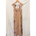 Anthropologie Aurelie Maxi Dress Brown Lightweight Butterfly US 2 Boho Fall Photo 2