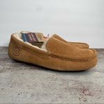 Dearfoams New  Fernie Genuine Shearling Moccasin Slippers 9 Photo 2