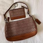 Coach Brown Signature Shoulder Bag & Wallet Photo 0