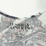 Jessica London Plus Size 18/20 Tank Top Sleeveless Feather Print Boho Knit 1440 Photo 7