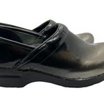 Dansko  Black to Silver Ombre Patent Leather Clogs Shoes Slip On Size 38 US 8 Photo 4