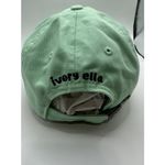 Ivory Ella Ivory‎ Ella Hat Cap Women's Green Adjustable Elephant Strapback Embroidered Photo 5