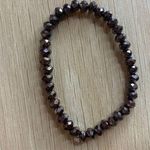 PRELOVED SET OF TWO SPARKLY BRACELETS Purple Photo 2