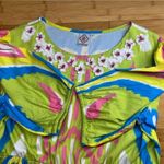 Sheridan French Women pullover Resin floral detail Colorful Arcadia Dress|SZ:L Green Size L Photo 8