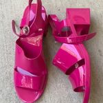 American Apparel pvc jelly sandal with heel pink Photo 0