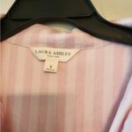 Laura Ashley  pink button down sleep top size small Photo 2