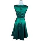 Modcloth ‎ Emerald Green Fit And Flare Party Dress Sleeveless Back Zipper Size 2 Photo 5