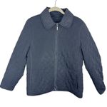Braetan Black Quilted Lined Full Zip Collared Lightweight Jacket Pockets Size L Size L Photo 0