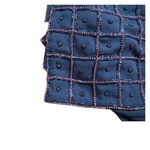 Vintage 90s Fleurs by Elegant Additions Sheer Grey Scarf Pink Beading Fairy Gray Photo 3