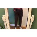 PacSun  Women High Rise Stretch Cargo Pants Brown Elastic Waist Size S/M Photo 8