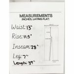 ZARA White Mom Jeans Women's Size 4 Cotton High Waist Preppy Tapered Raw Hem Photo 9